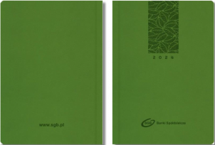Książkowy A5 zielony